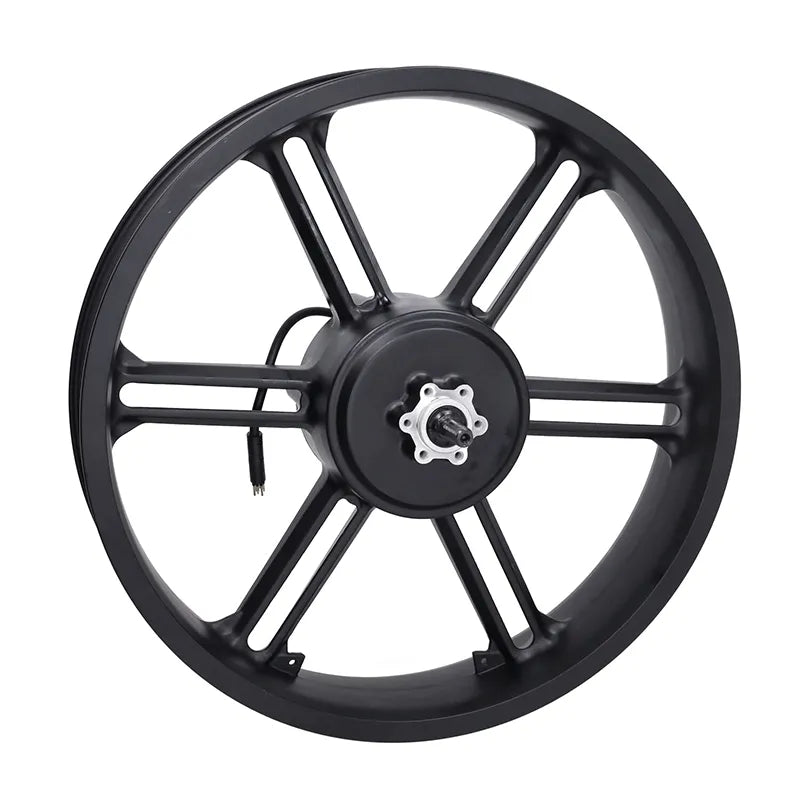 Achterwiel + motor - Fatbike - 48V- 500W - met zwarte stekker - V8 - 20 inch