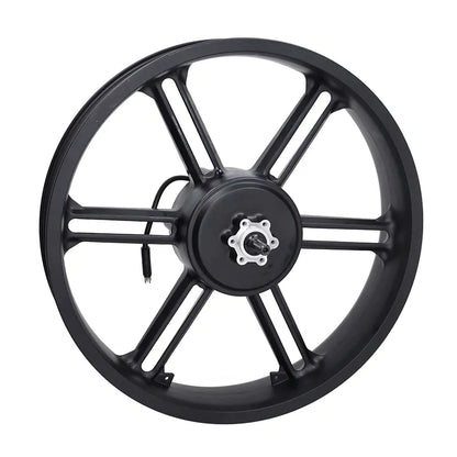 Achterwiel + motor - Fatbike - 48V- 500W - met zwarte stekker - V8 - 20 inch