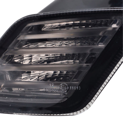 Power1 - Juego de intermitentes delantero y trasero - Vespa GTS 125 ~ 300 - Euro5 desde año de fabricación 2023 - Cristal ahumado oscuro