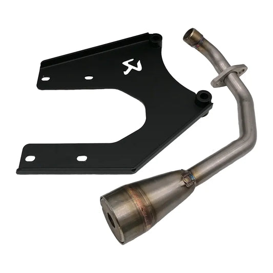 Bocht voor Akrapovič S-VE125R2-HZBL Uitlaat - Vespa Sprint / Primavera / LX / S - 50cc 4T2V Uitvoeringen