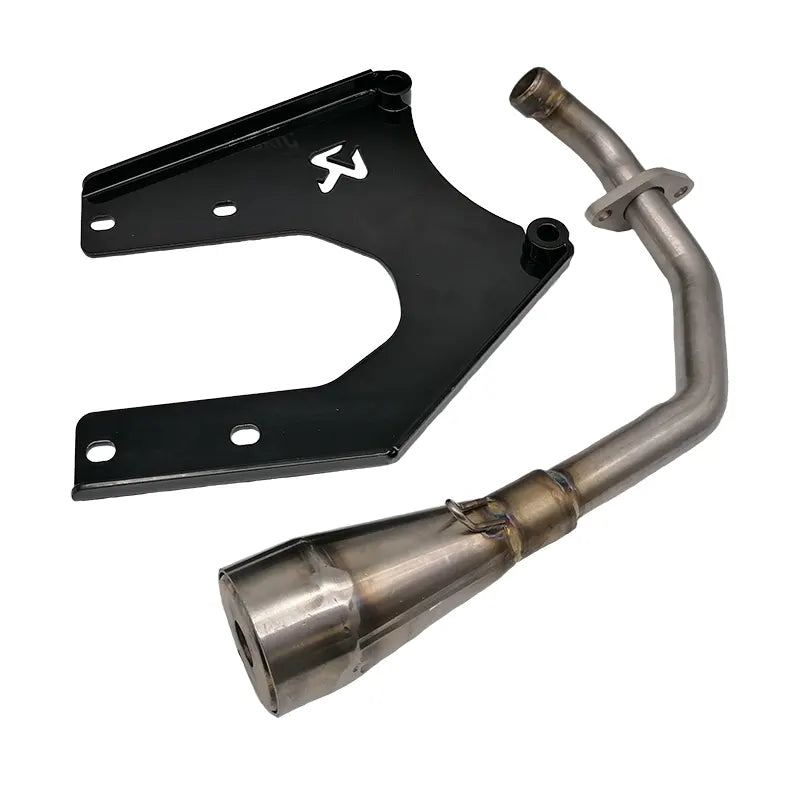 JM Tuning Voorbocht tbv Akrapovič Uitlaat - Vespa Sprint / Primavera / LX / S / Zip - 50cc 4T4V Scooters