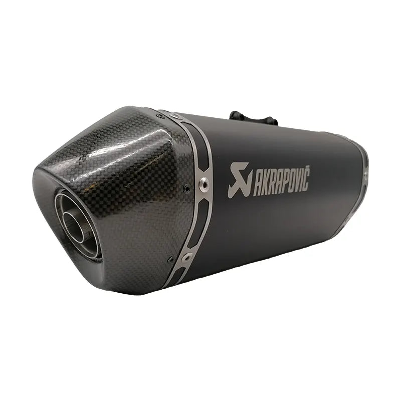 Akrapovič S-VE125R2-HZBL Black Edition Uitlaat met Carbon Eindkap - Vespa Sprint / Primavera / LX / S - 125cc &amp; 150cc iGet Euro4 Modellen