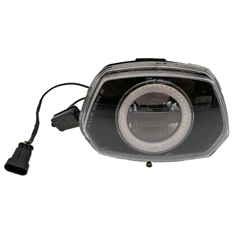 LED Angeleye Vespa Headlight for Sprint - Euro4 / Euro5 - Plug and Play - Complete Angel Eye Unit