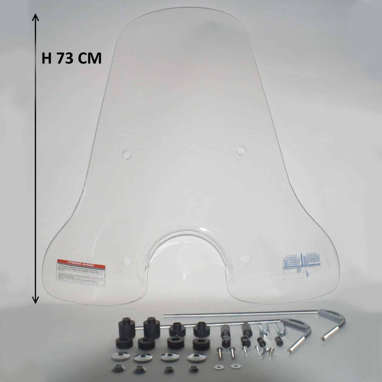 High Transparent Windshield for Vespa LX