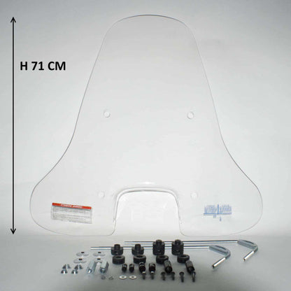 Hoog Transparant Windscherm voor de Vespa S