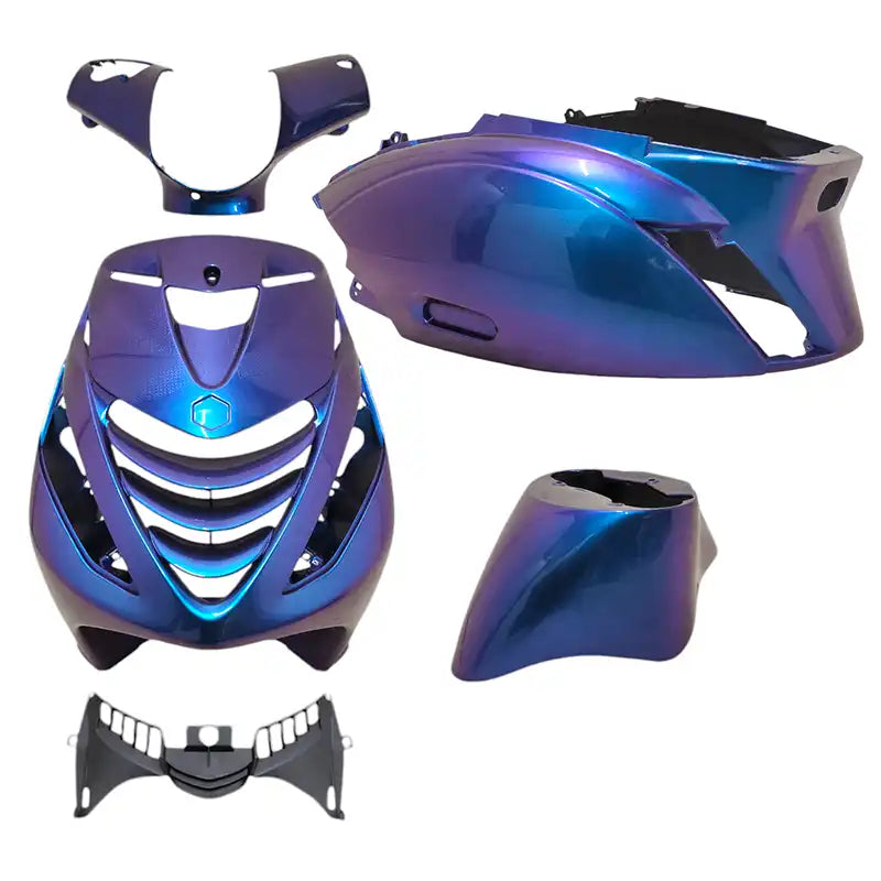Kappenset – Piaggio Zip – 5-delig - met SP neus – Azure Blue