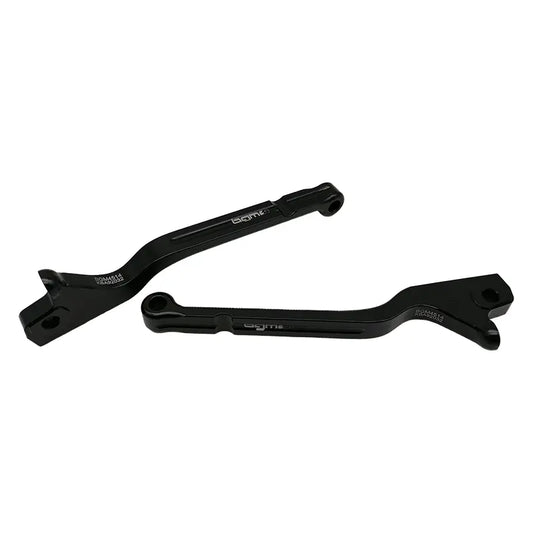 BGM - CNC Gefreesde Remhendels - Vespa GTS 125 ~ 300 - Euro5 vanaf Bouwjaar 2023 - Mat / Glans Zwart