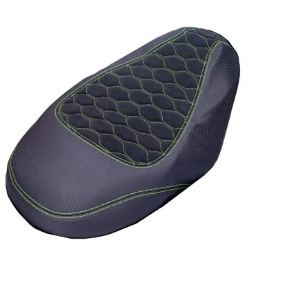 Buddyseat Cover - Piaggio Zip - Alcantara / Carbon - Audi Pattern - Various Colors