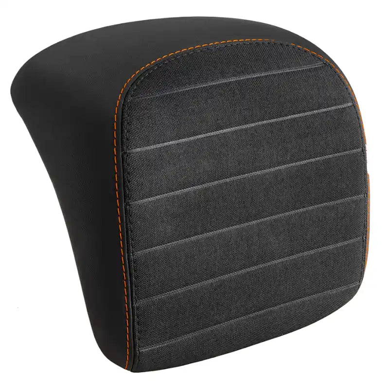 Rugsteun Topkoffer / Top Case - Vespa GTS / GTV - Zwart / Oranje Stiksel - CM347107