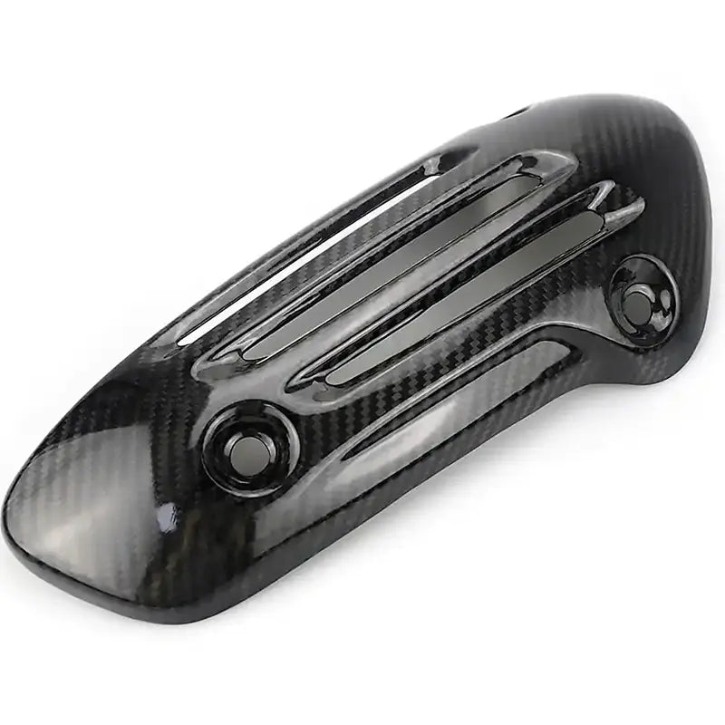 Carbon / Geschmiedetes Carbon / Geschmiedetes Carbon Gold - Hitzeschutzauspuff für Vespa 4T 3V iGet Modelle