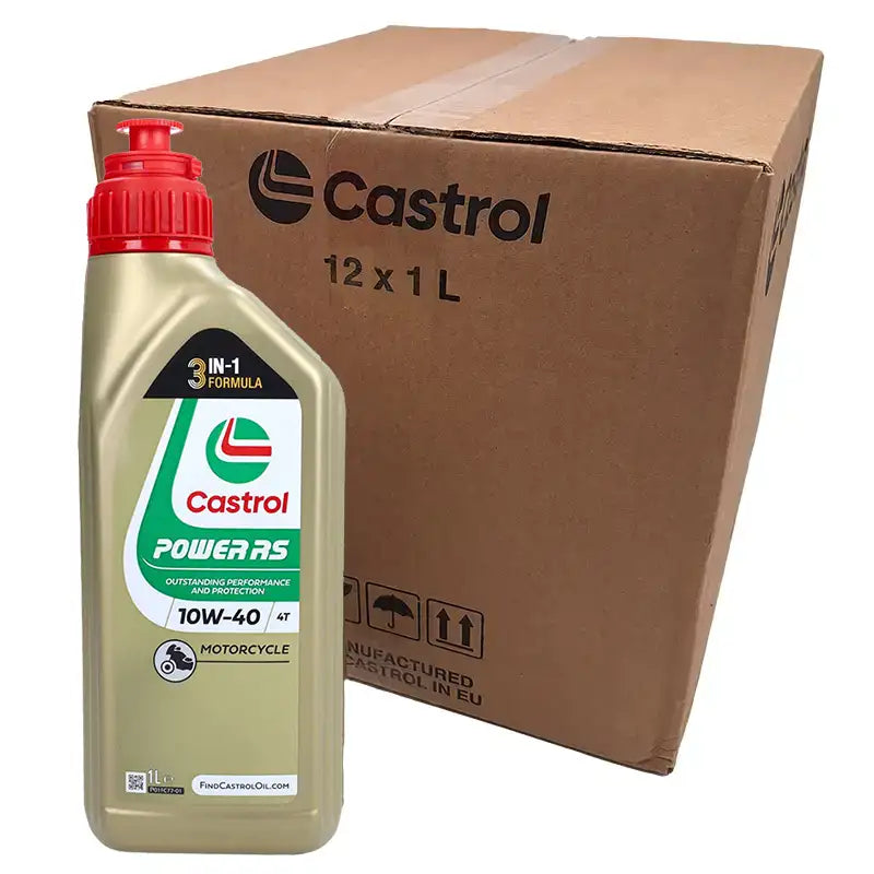 Castrol Power RS - 4 Takt olie - 10W40 - 1 liter - 15F533