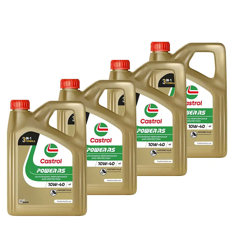Castrol Power RS - 4 Takt olie - 10W40 - 4 liter - 15F534