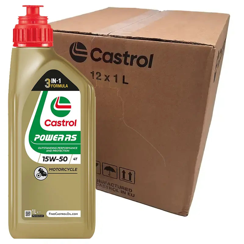 Castrol Power RS - 4 Takt olie - 15W50 - 1 liter - 15F529