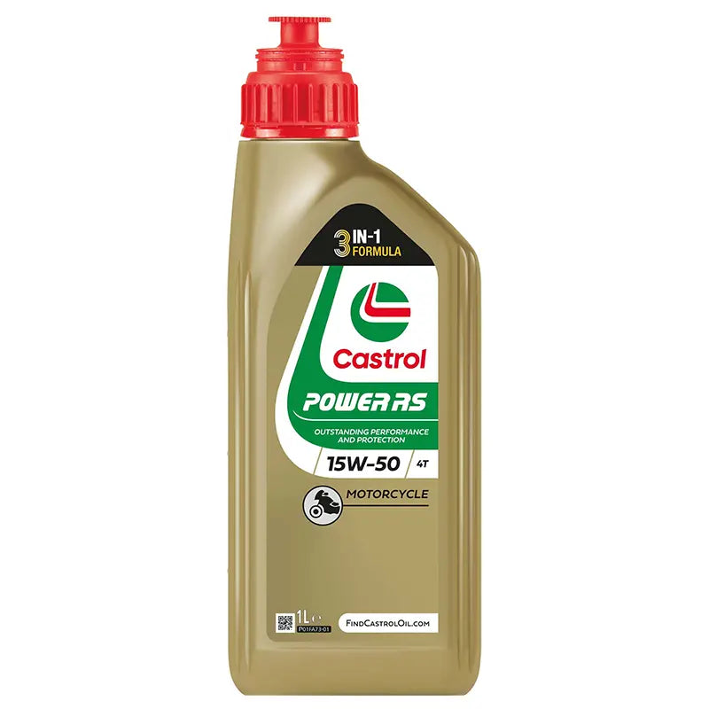 Castrol Power RS - 4 Takt olie - 15W50 - 1 liter - 15F529