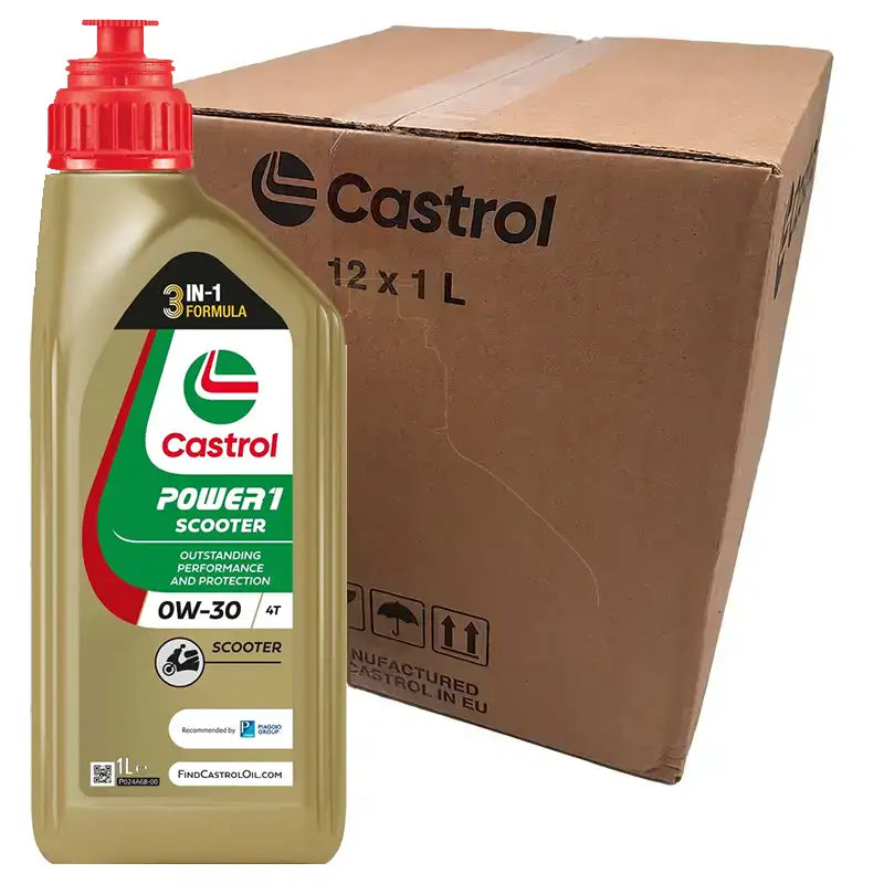 Castrol Power RS Scooter - 4 Takt olie - 0W30 - 1 liter - 15F52A