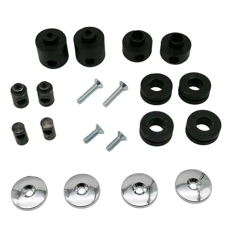 Chrome Plug Set for the Original Piaggo/Vespa Windshield for Zip / Fly / LX / S / Primavera / Sprint - 494597