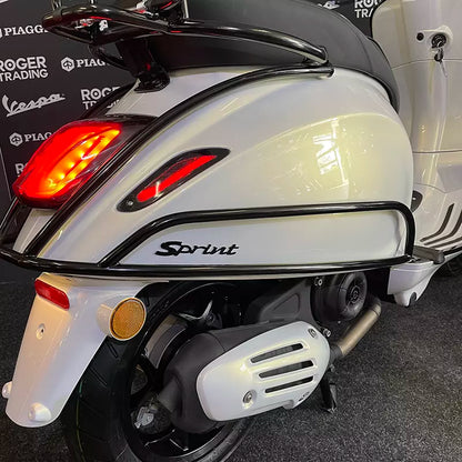 3D Vespa 4-delige Stickerset / Vespa Sprint - Zwart