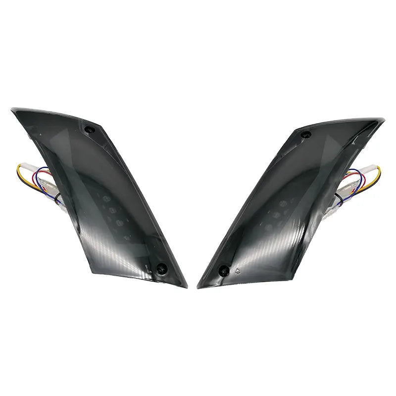 Knipperlichten Achterzijde - LED Tube Rode Streep - Smoke Glas - Piaggo Zip