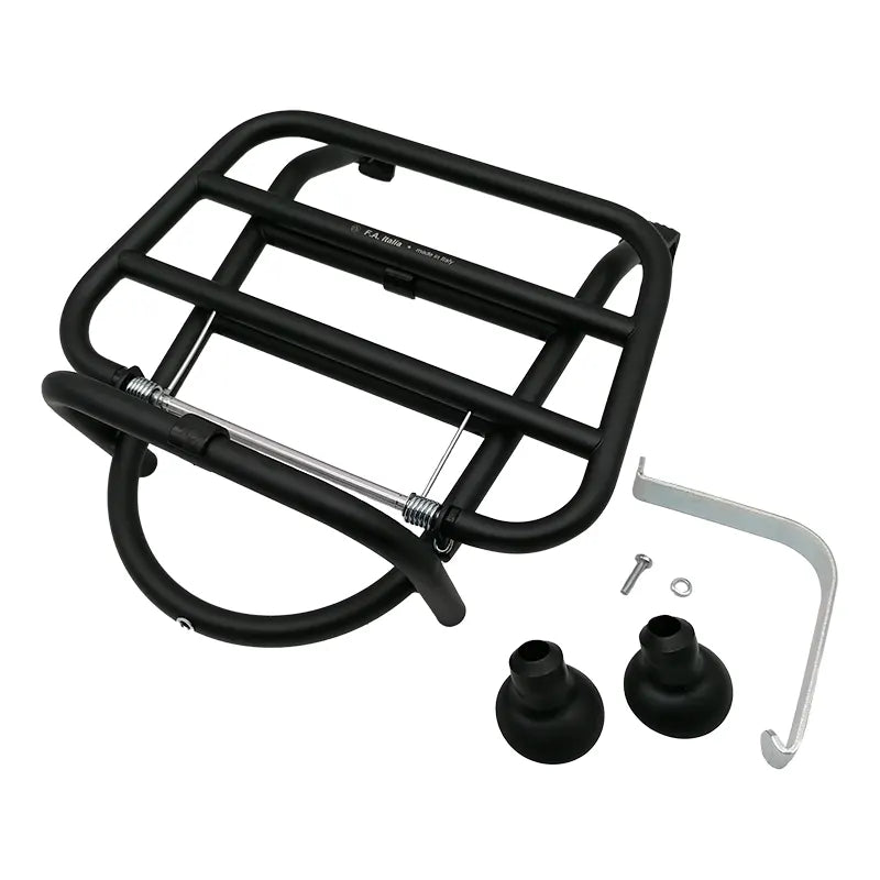 FA Italia Luggage Rack Front - Vespa LX / LXV / S - Matte Black