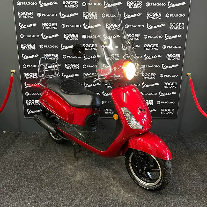 Sym Fiddle II - Snor - Euro4 - 2019 - Bordeaux Rood