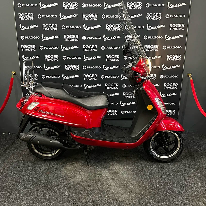 Sym Fiddle II - Snor - Euro4 - 2019 - Bordeaux Rood