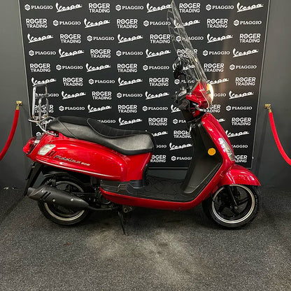 Sym Fiddle II - Snor - Euro4 - 2019 - Bordeaux Rood