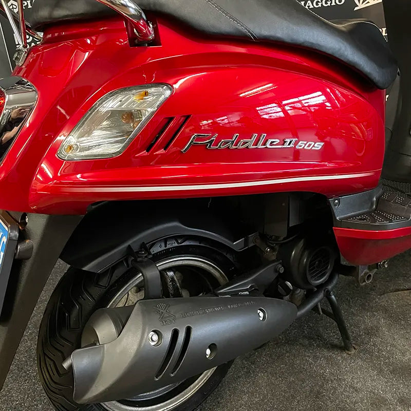 Sym Fiddle II - Snor - Euro4 - 2019 - Bordeaux Rood