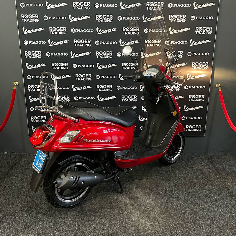 Sym Fiddle II - Snor - Euro4 - 2019 - Bordeaux Rood