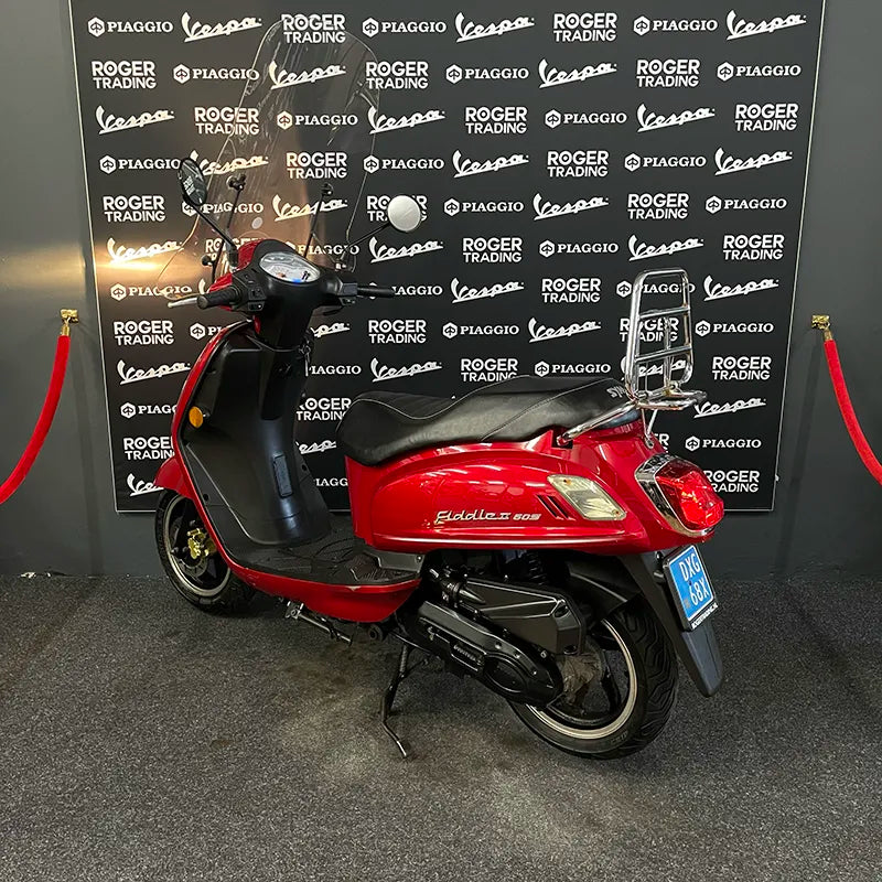 Sym Fiddle II - Snor - Euro4 - 2019 - Bordeaux Rood