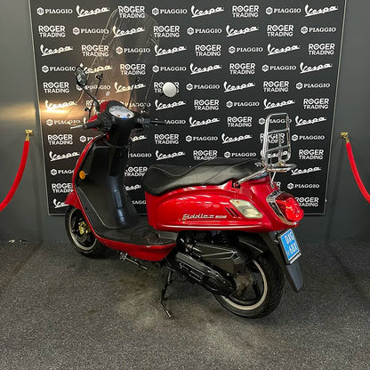 Sym Fiddle II - Snor - Euro4 - 2019 - Bordeaux Rood