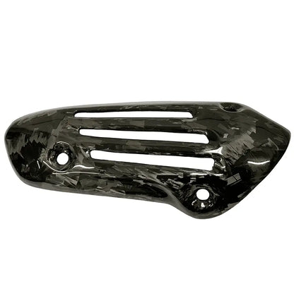 Carbon / Geschmiedetes Carbon / Geschmiedetes Carbon Gold - Hitzeschutzauspuff für Vespa 4T 3V iGet Modelle