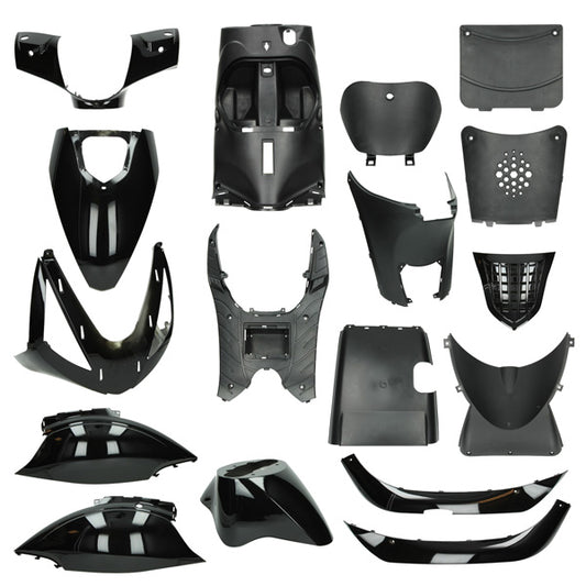 Kit carenature - 17 pezzi - BTC StreetLine / AGM / La Souris / Turbho CZ / Zip Replica - Nero