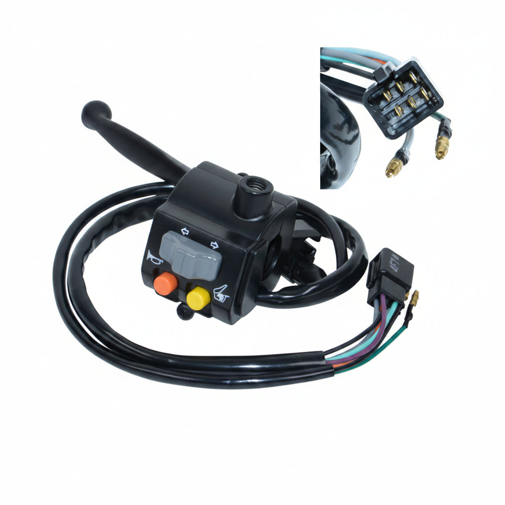 Stuurschakelaar Sym Mio - Links compleet - Zwart - 35200-a8b-900 - Origineel