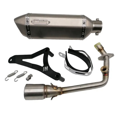 JM Tuning Uitlaat voor 4T 2V - 4T 3V (iGet Euro4 &amp; Euro5) - 4T 4V motoren