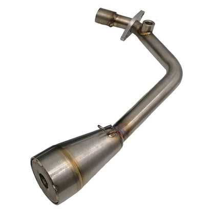 JM Tuning Voorbocht tbv Akrapovič Uitlaat - Vespa &amp; Zip - 50cc 4T3V iGet - Euro4 / Euro5