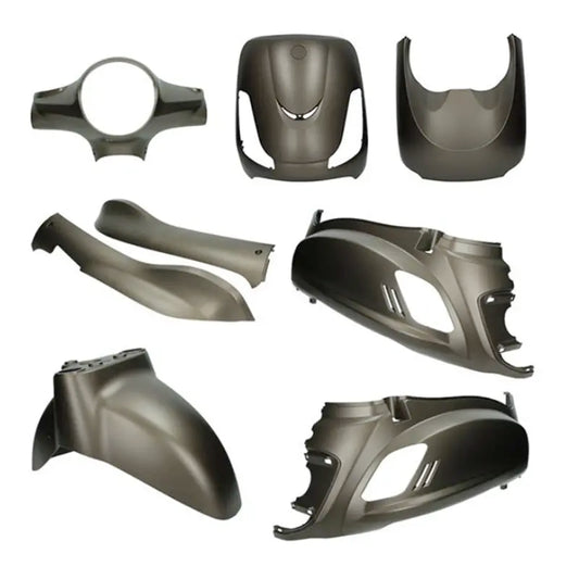 Kappenset - Sym Fiddle 2 - 8-delig - Mat Titanium