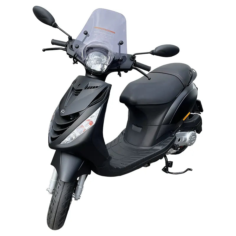 Kappenset – Piaggio Zip – 5-delig – met SP neus – Mat Zwart