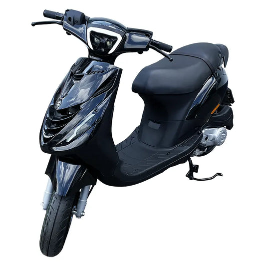 Kappenset – Piaggio Zip – 5-delig – met SP neus – Glans Zwart