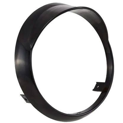 Koplamp Rand met Luifel - Vespa Primavera / Elettrica - Chroom / Mat- / Glans-zwart