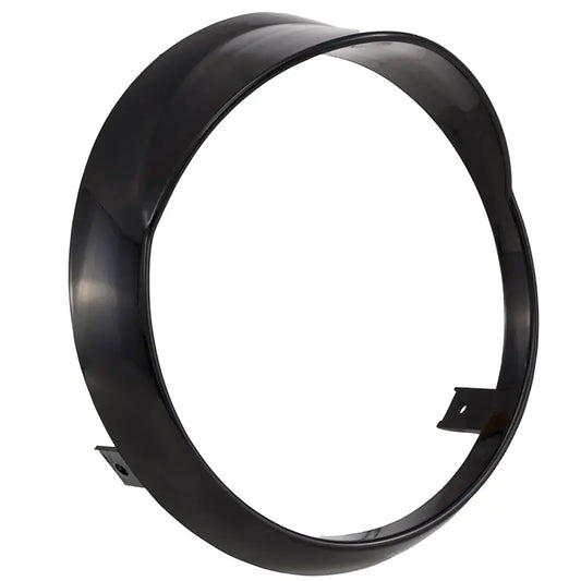 Koplamp Rand met Luifel - Vespa Primavera / Elettrica - Chroom / Mat- / Glans-zwart