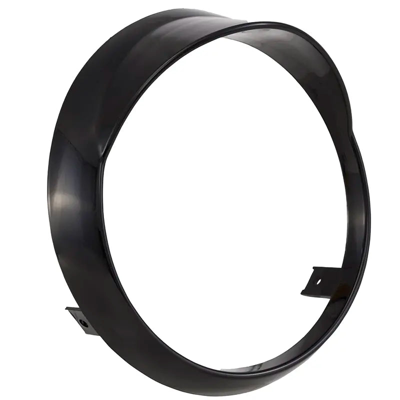 Koplamp Rand met Luifel - Vespa Primavera / Elettrica - Chroom / Mat- / Glans-zwart