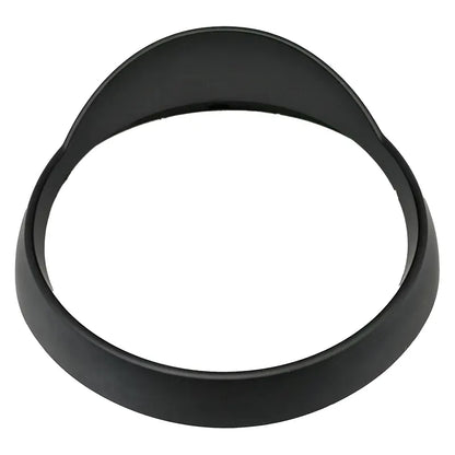 Koplamp Rand met Luifel - Vespa Primavera / Elettrica - Chroom / Mat- / Glans-zwart