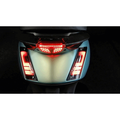 LED Knipperlichten Achterkant - Sport-1 - Smoke Glas - Piaggo Zip
