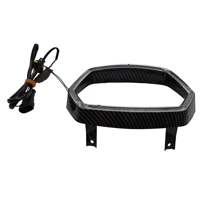 LED Koplamprand Vespa Sprint - Mat / Glans Zwart - Chroom - Carbon