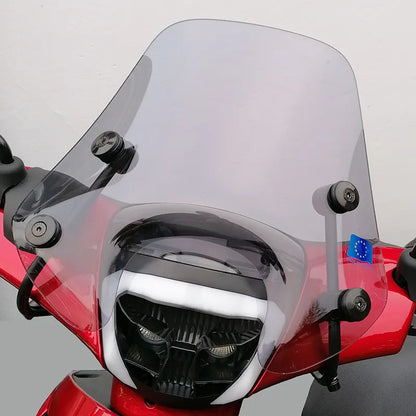 Laag Smoke Windscherm voor Piaggio Zip
