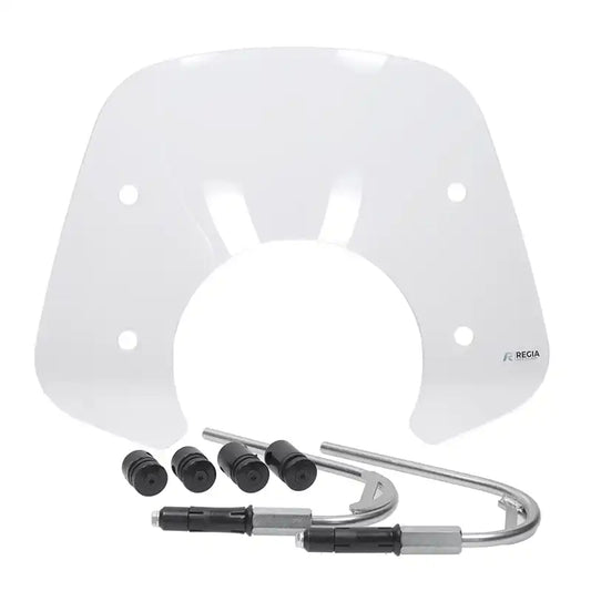 Laag Windscherm - Vespa GTS 250 / 300 - Nieuwe modellen na 2024 - Transparant