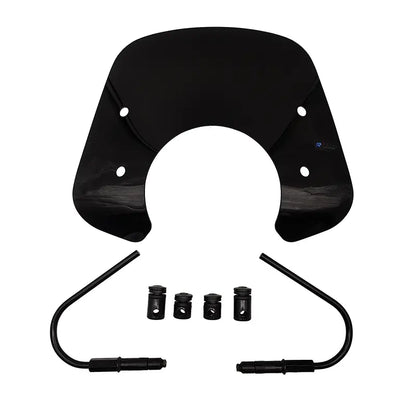 Niedrige Windschutzscheibe für Vespa GTS – Euro-5-Modelle 2019–2022 – Transparent / Rauchglas / Schwarz