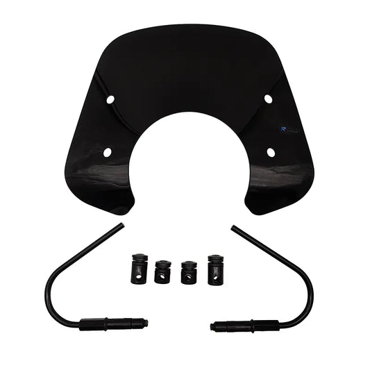 Laag Windscherm Vespa GTS - Euro5 Modellen 2019 ~ 2022 - Transparant / Smoke / Zwart