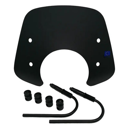 Niedrige Windschutzscheibe für Vespa GTS – Euro-5-Modelle 2019–2022 – Transparent / Rauchglas / Schwarz