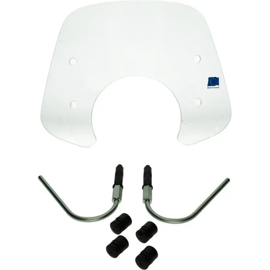 Laag Windscherm Vespa GTS - Euro5 Modellen 2019 ~ 2022 - Transparant / Smoke / Zwart